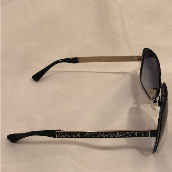 Marc by Marc Jacobs teal square metal sunglasses - Picture 2 of 3